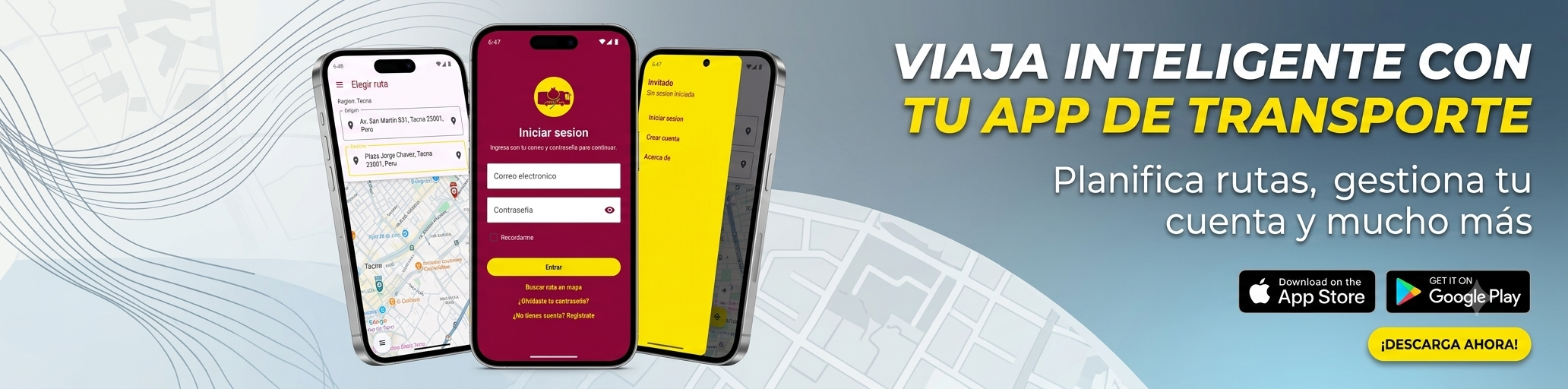 Ruta Bus Tacna - Aplicacion de rutas de buses en Tacna